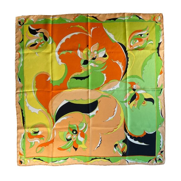 Vintage Emilio Pucci Silk Scarf - Picture 1 of 16